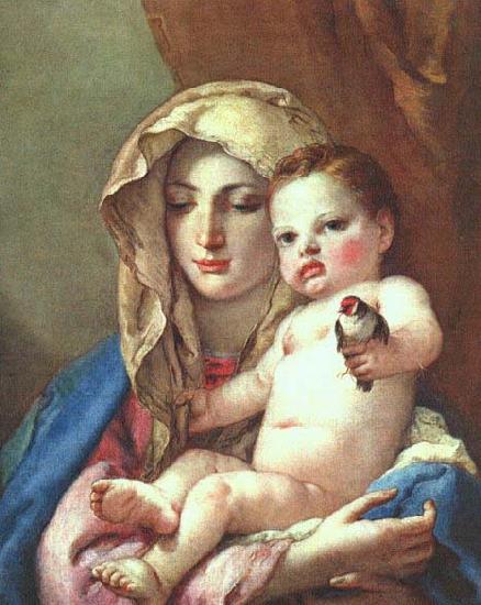 Giovanni Battista Tiepolo Madonna of the Goldfinch France oil painting art